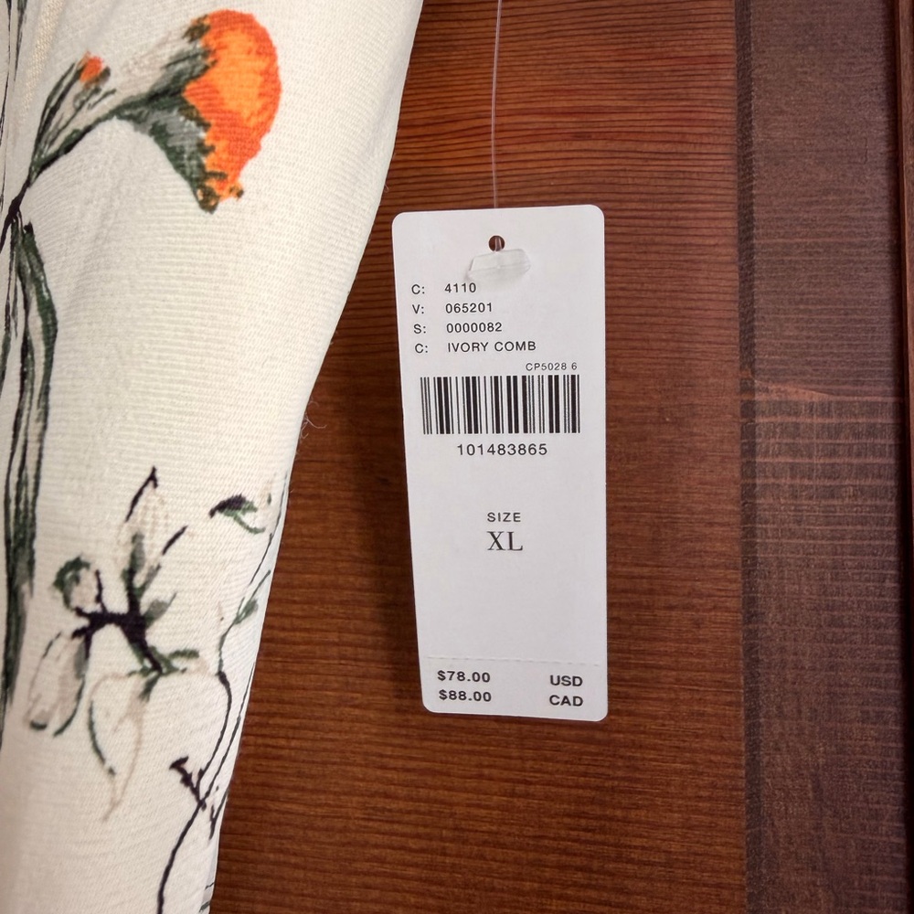 By Anthropologie Silky Waves Strapless Woven Blouse - Picture 3 of 5